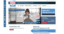 Desktop Screenshot of hjelmsbilservice.com